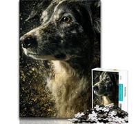 Puzzle da 1000 pezzi per adulti raffiguranti il pastore tedesco, aiuta il cervello a esercitare i giocattoli che creano dipendenza e coltivano la pazienza Gioco di sfida unico (50x75cm)