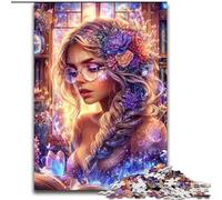 Puzzle da 1000 pezzi per adulti, ragazza anime, aiuta il cervello a esercitare giocattoli avvincenti per coltivare la pazienza, decorazione perfetta dimensioni 26x38cm