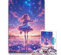 Puzzle da 1000 pezzi per adulti, ragazza anime, aiuta il cervello a esercitare giocattoli avvincenti per coltivare la pazienza, collezione di artisti, belle arti 38X26CM