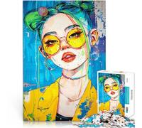Puzzle da 1000 pezzi per adulti Ragazza anime colorata Fatto di carta,Adatto a persone dai 14 anni in su giochi divertenti per famiglie Regali di compleanno e regali unici。misurare:38x52cm