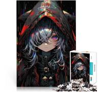 Puzzle da 1000 pezzi per adulti Ragazza anime con cappuccio Gioco intellettuale giocattolo perché è ideale come regalo per tutta la famiglia 75x50cm