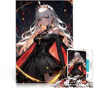 Puzzle da 1000 pezzi per adulti Ragazza anime con corona per il giocattolo di sfida del gioco educativo Adatto per la decorazione del desktop 75x50cm