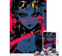 Puzzle da 1000 pezzi per adulti ragazza anime con occhiali da sole giocattolo educativo regalo di compleanno giochi rilassanti collezione di artisti belle arti dimensioni 38x26cm