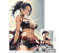 Puzzle da 1000 pezzi per adulti ragazza anime con spada decorazione per la casa giocattoli opere d'arte regalo gioco educativo difficile e impegnativo dimensioni 38x52cm