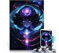 Puzzle da 1000 pezzi per adulti Ragazza anime cosmica Antistress Vacanza in patria Uccidere il tempo Migliorare l'amore tra le coppie 38x26cm