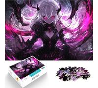 Puzzle da 1000 pezzi per adulti Ragazza anime dark con le corna Giocattoli da gioco per regalo di famiglia Decorazione d'arte per la casa 38x26cm