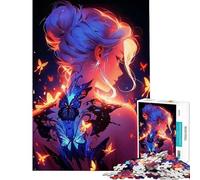 Puzzle da 1000 pezzi per adulti ragazza anime Giappone magico gioco impossibile gioco educativo sfida giocattolo divertente regalo migliora la memoria (dimensioni 50x75cm)