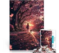 Puzzle da 1000 pezzi per adulti ragazza anime giapponese che cammina Giocattoli fai da te Attività divertenti a casa, regali di compleanno, regali di viaggio, 50x70cm