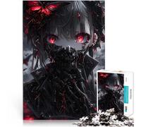 Puzzle da 1000 pezzi per adulti Ragazza anime robotica mortale Per il divertimento in famiglia con poster abbinato e foglio di quiz 38x26cm