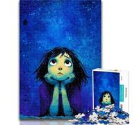 Puzzle da 1000 pezzi per adulti, ragazza che guarda il cielo, puzzle da 1000 pezzi per adulti, giocattoli, giochi educativi, antistress, fantastici regali e giocattoli, 50x75cm