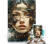 Puzzle da 1000 pezzi per adulti Ragazza cibernetica Difficile da completare ma divertente e umoristico offerte come regali per tutta la famiglia 70x100cm