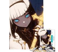 Puzzle da 1000 pezzi per adulti ragazza con spada incrociata attività divertenti da fare a casa regalo per donne giochi per famiglie adatto a persone dai 14 anni in su (38x26cm)