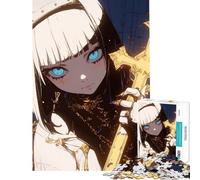 Puzzle da 1000 pezzi per adulti ragazza con spada incrociata attività divertenti da fare a casa regalo per donne giochi per famiglie adatto a persone dai 14 anni in su (38x52cm)