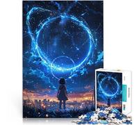 Puzzle da 1000 pezzi per adulti Ragazza del cielo galattico Per il divertimento in famiglia perché è ideale come regalo per tutta la famiglia 75x50cm