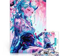 Puzzle da 1000 pezzi per adulti Ragazza demone anime con spada giochi divertenti per famiglie Collezione di artisti, Belle arti 38x26cm