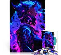 Puzzle da 1000 pezzi per adulti Ragazza demone anime cybergoth Per il divertimento in famiglia Migliorare l'amore tra le coppie 52x38cm