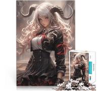 Puzzle da 1000 pezzi per adulti Ragazza demone drago Antistress Vacanza in patria Uccidere il tempo Migliorare l'amore tra le coppie 75x50cm