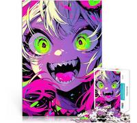 Puzzle da 1000 pezzi per adulti Ragazza mostro anime per il giocattolo di sfida del gioco educativo perché è ideale come regalo per tutta la famiglia 75x50cm