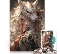 Puzzle da 1000 pezzi per adulti Ragazza samurai anime Difficile da completare ma divertente e umoristico perché è ideale come regalo per tutta la famiglia 52x38cm