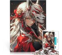 Puzzle da 1000 pezzi per adulti Ragazza Samurai fanciulla carina Giocattolo educativo antistress Decorazioni e regali unici per la casa 38x26cm