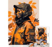 Puzzle da 1000 pezzi per adulti ragazza sopravvissuta urbana giocattoli antistress ottimi regali e giocattoli giochi rilassanti attività divertenti a casa dimensioni 38x52cm