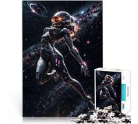 Puzzle da 1000 pezzi per adulti Ragazza spaziale fantascienza Giocattoli di gioco impegnativi è ideale come regalo per tutta la famiglia 38x26cm