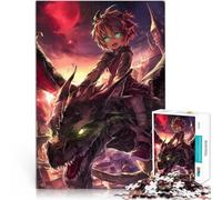 Puzzle da 1000 pezzi per adulti Ragazzo anime che cavalca un drago Attività per famiglie con pezzi completamente interconnessi di forma casuale 52x38cm