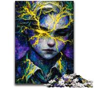 Puzzle da 1000 pezzi per adulti, ragazzo misterioso, aiuta il cervello a esercitare i giocattoli avvincenti per coltivare la pazienza, adatto alle coppie, 26x38cm