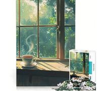 Puzzle da 1000 pezzi per adulti Raggio di sole tra il verde Gioco pratico Divertimento per tutta la famiglia compleanno e Natale 38x26cm