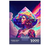Puzzle Da 1000 Pezzi Per Adulti Rainbow Geometry Goddess 3 Puzzle Per Adolescenti Giochi Rilassanti Regali Per Donne Regali Per Amici E Familiari 38x26cm/1000pcs