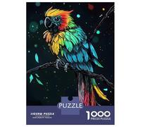 Puzzle Da 1000 Pezzi Per Adulti Rainbow Parrot on Branch Puzzle Per Adulti Gioco Rompicapo Regalo Di Compleanno Regali Di Compleanno E Unici 70x50cm/1000pcs