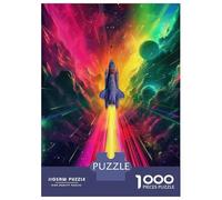 Puzzle Da 1000 Pezzi Per Adulti Rainbow Space Shuttle Puzzle Per Adulti Gioco Pratico Difficile Difficile E Sfida 38x26cm/1000pcs