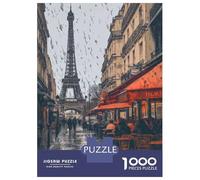 Puzzle Da 1000 Pezzi Per Adulti Rainy Day in Paris Puzzle Per Adulti Gioco Rompicapo Analisi E Logica Per È Ideale Come Regalo 52x38cm/1000pcs