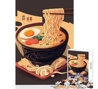 Puzzle da 1000 pezzi per adulti Ramen Cibo giapponese Giocattoli fai da te Ottimi regali e giocattoli Gioco impossibile Interessante riduzione dello stress Dimensioni 38x26cm