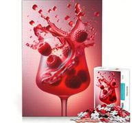 Puzzle da 1000 pezzi per adulti Raspberry Collins Drama Berry Burst giochi per famiglie divertenti e umoristici un gioco di sfida unico 50x75cm