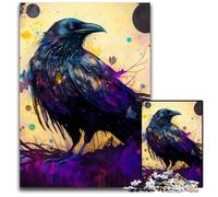 Puzzle da 1000 pezzi per adulti Raven Nebula, puzzle in cartone per adolescenti e ragazzi, ideale come regalo di compleanno e di festa, 26X38CM/10,23x14,96 pollici.