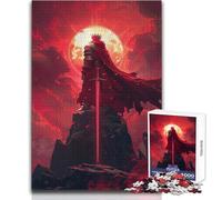 Puzzle da 1000 pezzi per adulti Re Guerriero Meraviglioso per le giornate di svago pigro Affidabile Taglio aderente Dimensioni del giocattolo 38x26cm