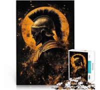 Puzzle da 1000 pezzi per adulti Re Leonide - Guerriero Spartano Fatto di cartone Adatto a partire dai 14 anni Antistress Sfida difficile Regalo di compleanno di Natale misurare:26x38cm