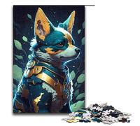 Puzzle da 1000 pezzi per adulti, realismo magico, puzzle in legno con cane Corgi, gioco educativo per adulti, giocattolo da sfida, 1000 pezzi