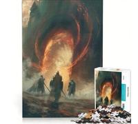 Puzzle da 1000 pezzi per adulti realistico raffigurante un cavaliere Giocattolo decorativo da parete ideale per il divertimento in famiglia come regalo di compleanno o di viaggio 50x75cm