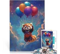 Puzzle da 1000 pezzi per adulti Red Panda Space Ride Antistress Vacanza in patria Uccidere il tempo è ideale come regalo per tutta la famiglia 70x100cm