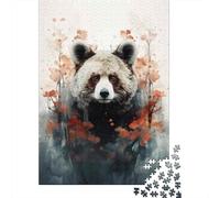 Puzzle Da 1000 Pezzi Per Adulti Red Panda Wall Art Print Puzzle Per Adulti Gioco Pratico Sfida Difficile Gioco Impegnativo Regali 38x26cm/1000pcs