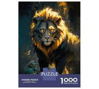 Puzzle Da 1000 Pezzi Per Adulti, Regali A Lion Surveys Its Domain Puzzle Per Adulti Gioco Pratico Ma Divertente E Umoristico Ottimo Regalo Per I Giocatori 70x50cm/1000pcs