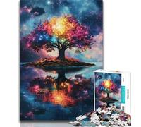 Puzzle da 1000 pezzi per adulti regali Albero della vita puzzle da 1000 pezzi antistress vacanze ammazza il tempo interazione genitore-figlio 75x50cm