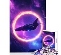 Puzzle da 1000 pezzi per adulti regali anello di ingresso dell'astronave giocattoli antistress regali per donne e uomini giochi divertenti collezione di artisti belle arti dimensioni 50x75cm
