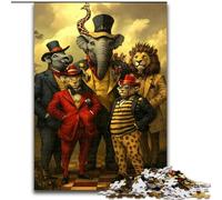 Puzzle da 1000 pezzi per adulti, regali, animali da circo, giocattoli, giochi educativi, decorazioni per la casa uniche e regali antistress (dimensioni 26x38cm)
