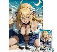 Puzzle da 1000 pezzi per adulti regali anime ragazza elfo sulla spiaggia giocattolo decorazione da parete regalo per compleanni gioco per famiglie interessante riduzione dello stress 38x52cm