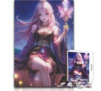 Puzzle da 1000 pezzi per adulti, regali, anime, ragazze, elfi, principesse, giochi educativi, attività per la famiglia, regali di compleanno, dimensioni 50x75cm