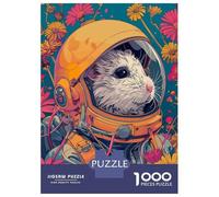 Puzzle Da 1000 Pezzi Per Adulti, Regali Astronaut Hamster Space Puzzle Per Adulti, Giochi Rilassanti, Corsa Di Velocità Manuale, Regalo Di Compleanno, Regali, 70x50cm/1000pcs