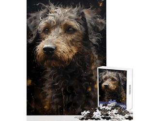 Puzzle da 1000 pezzi per adulti regali barboncino regno magico giocattolo decorazione da parete regalo per compleanni gioco per famiglie interessante riduzione dello stress dimensioni 38x26cm